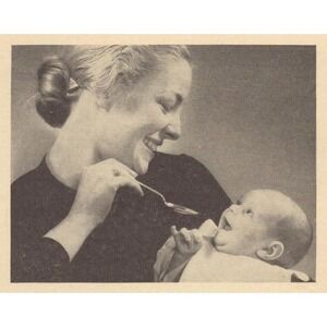Libbys Vegetables Baby Feeding Shower Nursery Decor Vintage Print Ad 1937